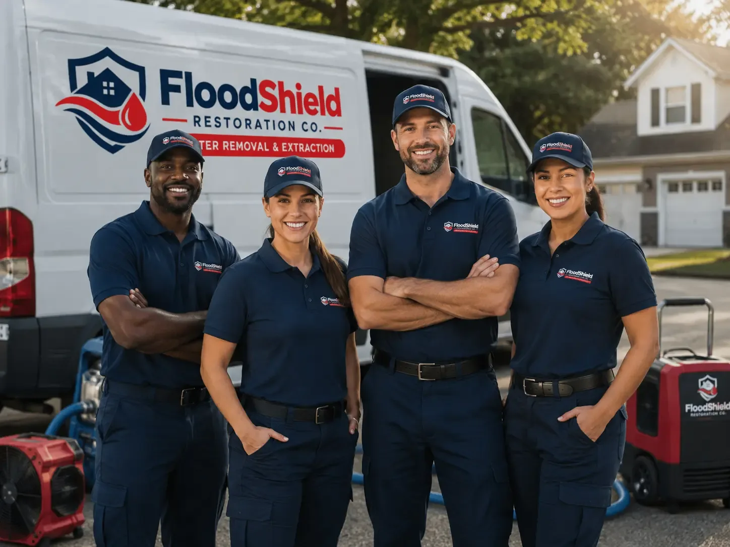 Flood Damage Restoration company in Volga, WV